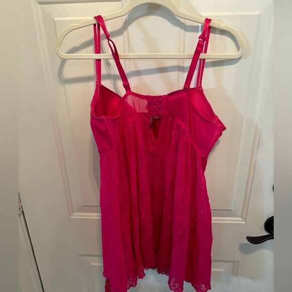 Cacique Red Lace Lingerie Size 18/20 - Picture 2 of 5